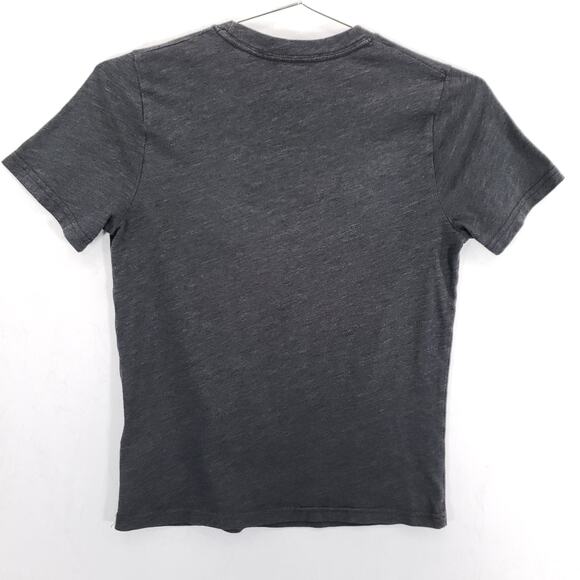 Abercrombie Kids T Shirt 11/12 Gray Heather Summer Surfing Graphic Pullover Top - Picture 3 of 5